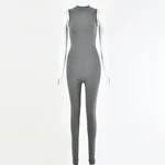 Ärmelloser Fitness Jumpsuit für Damen – Atmungsaktiv & Figurbetont